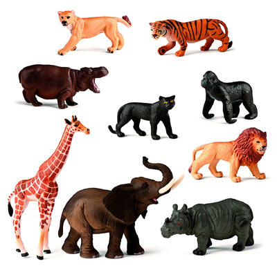 Animais da Selva – 9 Figuras