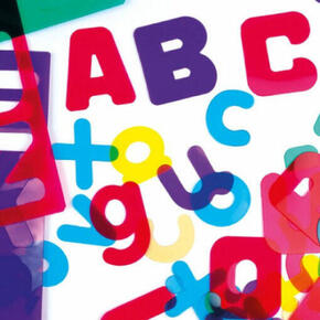 Letras Maiúsculas Translúcidas