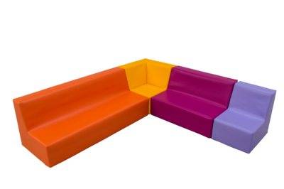 Conjunto com Sofá de Canto