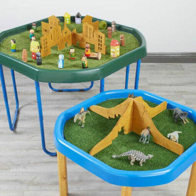 Cidade, Vulcão e Caverna – Cenário para minimundos