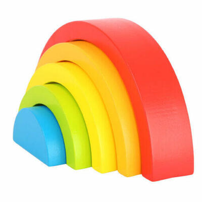 Peças de construção do arco-íris