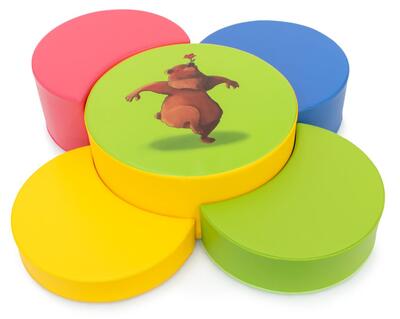 Mesa Com Banquinhos Urso