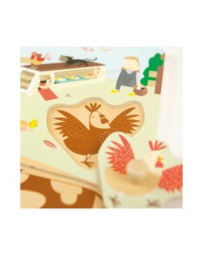 Puzzle Quinta de madeira para nidificação