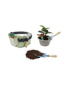 Conjunto De Cinto Para Ferramentas De Jardim Em Madeira