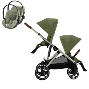 Pack Gazelle S + Assento Extra Gazelle S + Cloud T i-Size (x2) 