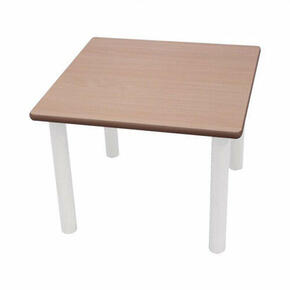 Mesa quadrada metálica 80 x 80 cm tamanho infantil