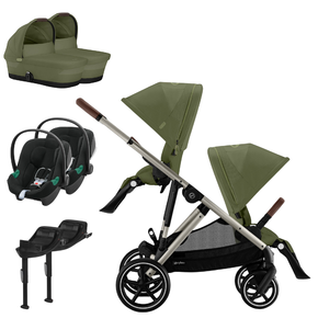 Pack Gazelle S + Assento Extra Gazelle S + Alcofa Gazelle S(x2) + Aton B2(x2) + Base One (x2)