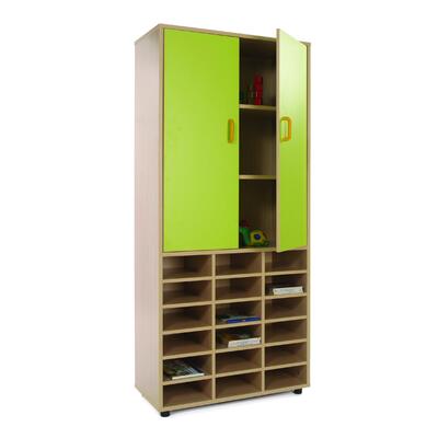 Móvel Alto com Portas e Prateleiras 