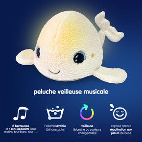 Peluche Beluga Luminosa
