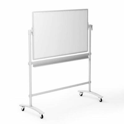 Quadro branco reversível com rodas