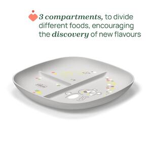 Prato com divisórias - 12m+