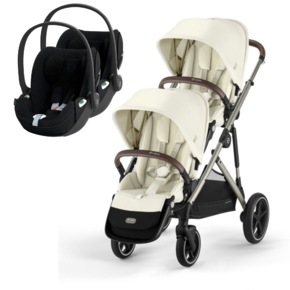 Pack Gazelle S + Assento Extra Gazelle S + Cloud T i-Size (x2) 