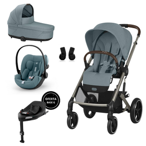 Pack Novo Balios S Lux + Cloud G i-Size + Alcofa S Lux + Adaptadores = Oferta Base G