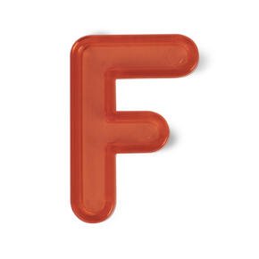 Letras Maiúsculas Translúcidas - 76 Peças
