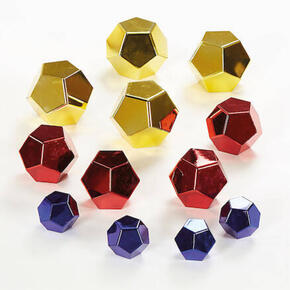 Blocos de cores metálicas