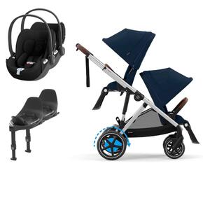 Pack e-Gazelle S + Segundo Assento Gazelle S + Cloud T i-Size(x2) + Base T(x2)