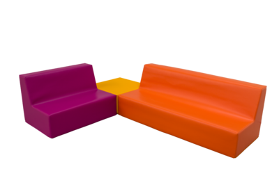 Conjunto de Sofás com Quadrado