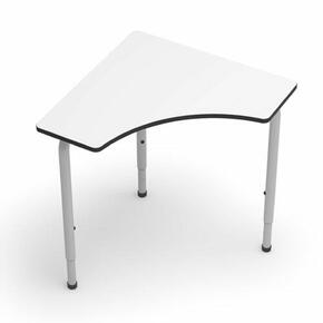 Mesa escolar de altura ajustável com seta