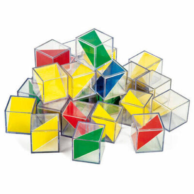 Cubos Transparentes 2 Cores