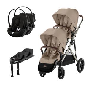 Pack Gazelle S + Assento Extra Gazelle S + Cloud G i-Size (x2) + Base G (x2) 