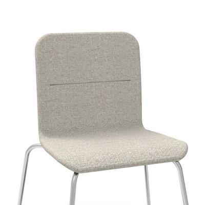 Cadeira Smooth Base Estofada