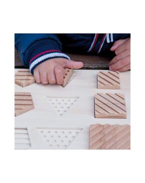 Formas Geosensoriais brinquedo inclusivo