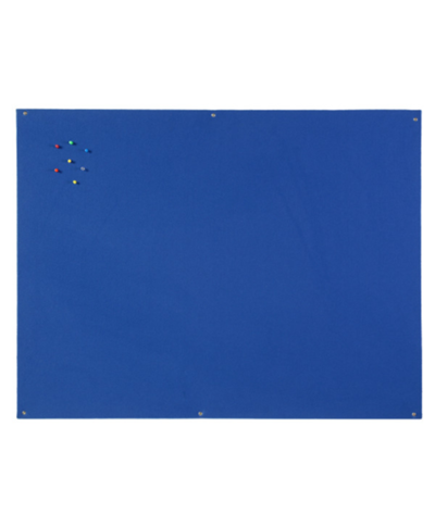 Placa de feltro sem moldura azul