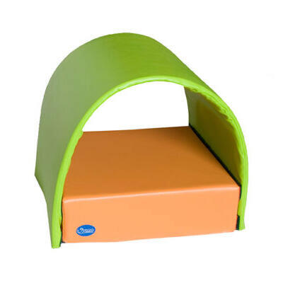 Bloco de túnel em mosaico de couro 50x50x55 cm