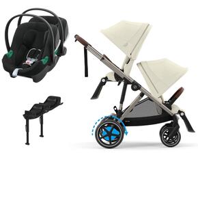 Pack e-Gazelle S + Segundo Assento Gazelle S + Aton B2(x2) + Base One(x2)