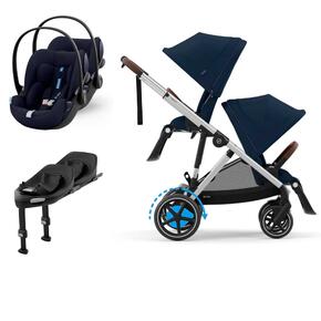Pack e-Gazelle S + Segundo Assento Gazelle S + Cloud G i-Size(x2) + Base G (x2)