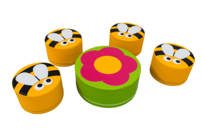 Mesa Flor Com Banquinhos Abelha