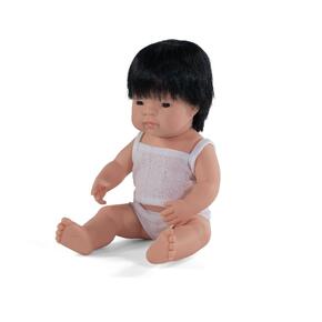 Bebé Asiático 38cm Com Roupa Interior