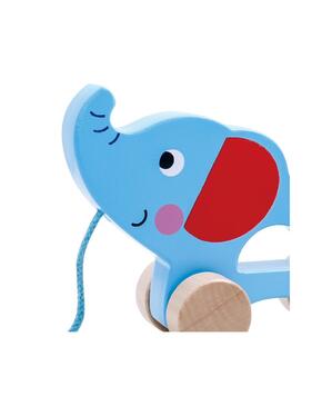 Puxar junto elefante