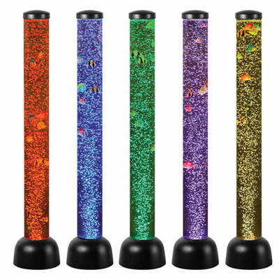 Tubos de bolhas sensoriais com peixe 105 cm