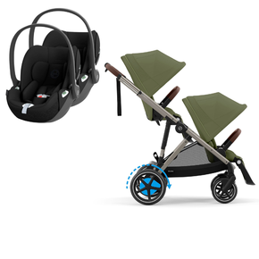 Pack e-Gazelle S + Assento Extra Gazelle S + Cloud T i-Size (2x)