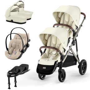 Pack Gazelle S + Assento Extra Gazelle S + Cloud G3 (x2) + Base G3 (x2) + Alcofa Gazelle S (x2)