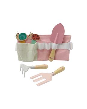 Conjunto De Cinto Para Ferramentas De Jardim Em Madeira