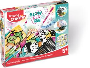 Canetas Dandelion Pop Art com Spray e Moldes para Colorir Conjunto de 14 Peças