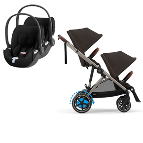 Pack e-Gazelle S + Assento Extra Gazelle S + Cloud T i-Size (2x)
