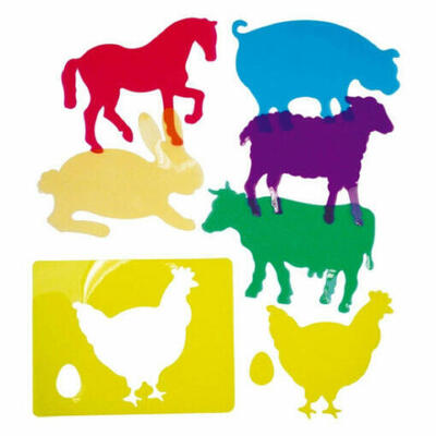 Palmilhas translúcidas: animais da quinta