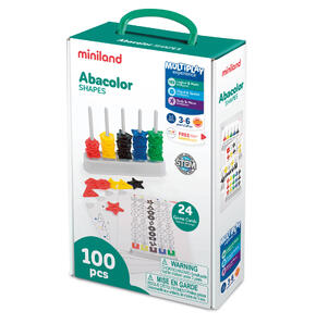 Ábaco Colorido - 100 Peças