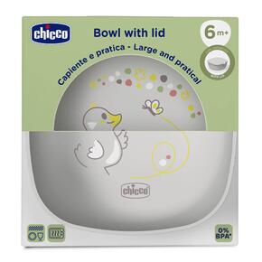 Tigela com tampa - 6m+