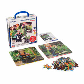 Conjunto de 3 puzzles progressivos: Vida de uma planta