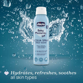 Spray de água refrescante
