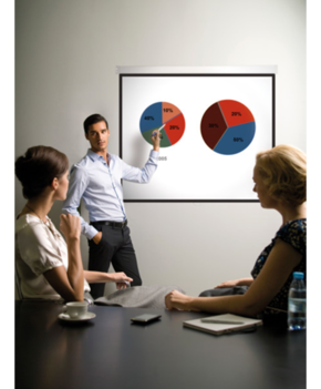 Tela de parede manual