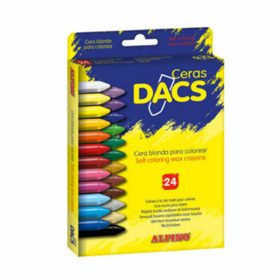 Estojo de lápis de cor 24 dacs em cores sortidas