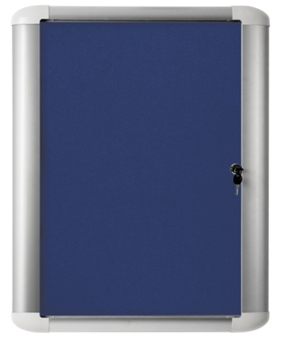 MASTERVISION interior lockable board feltro - Azul