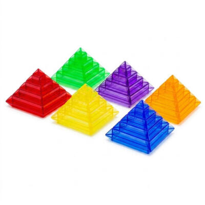Conjunto de Construção de Pirâmides Translúcidas