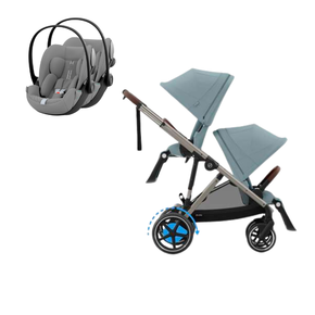 Pack e-Gazelle S + Segundo Assento Gazelle S + Cloud G i-Size (x2)