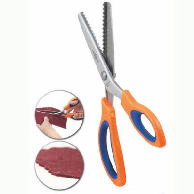 Tesoura dentada adulto 24 cm – formato de onda